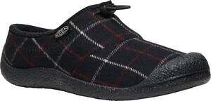 NEW KEEN women's howser iii slide shoe in black plaid